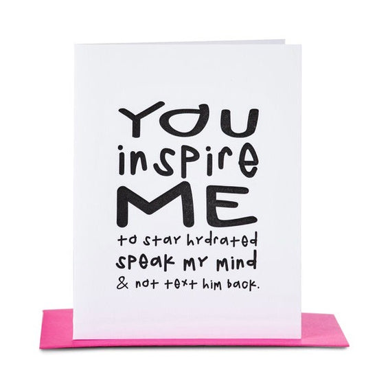 YOU INSPIRE ME CARD